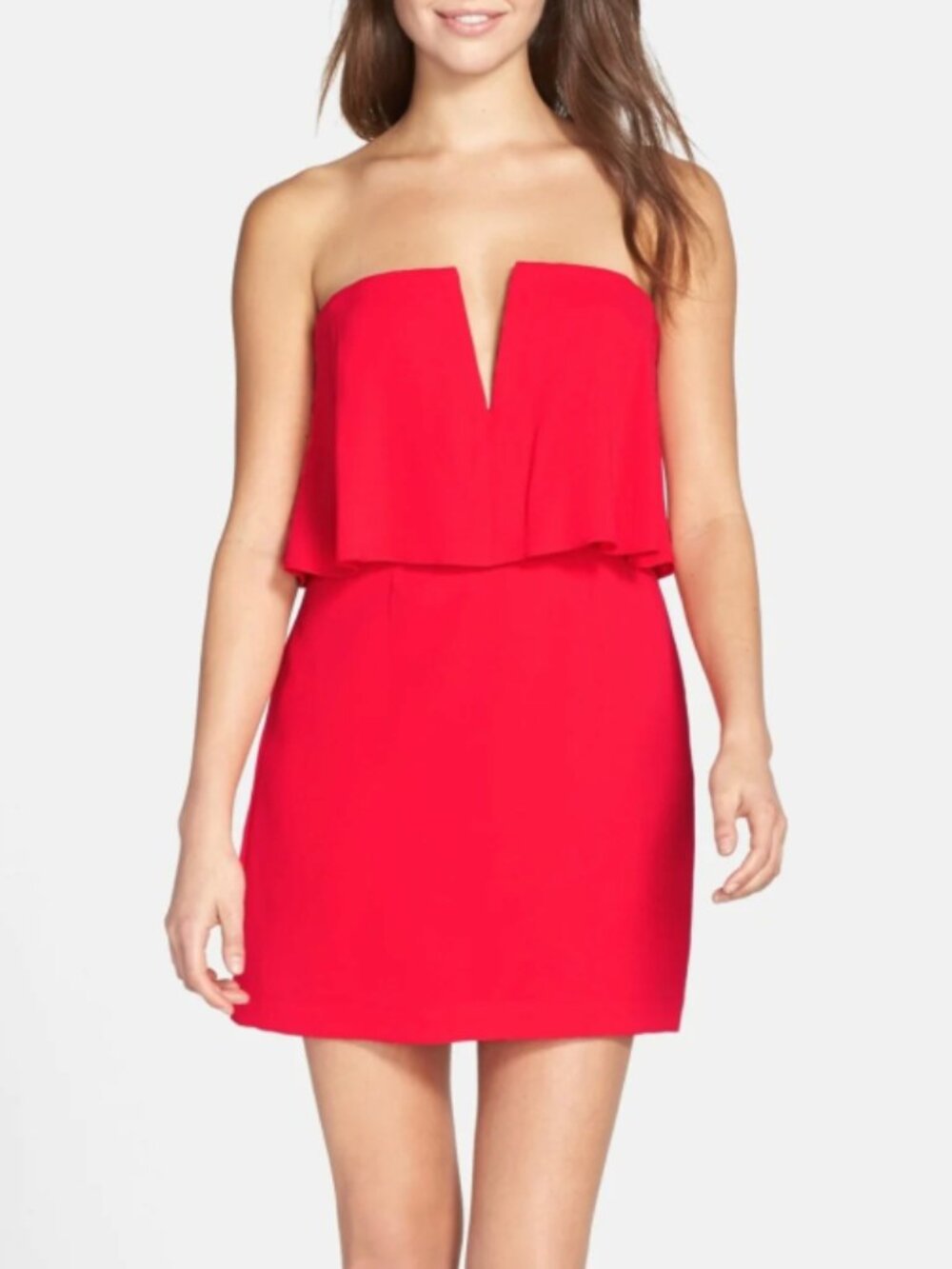 BCBG Maxazria Red Kate Mini Dress